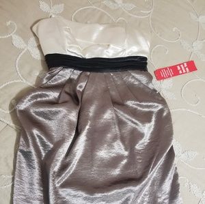 NWT, sweetheart neckline dress with pockets.